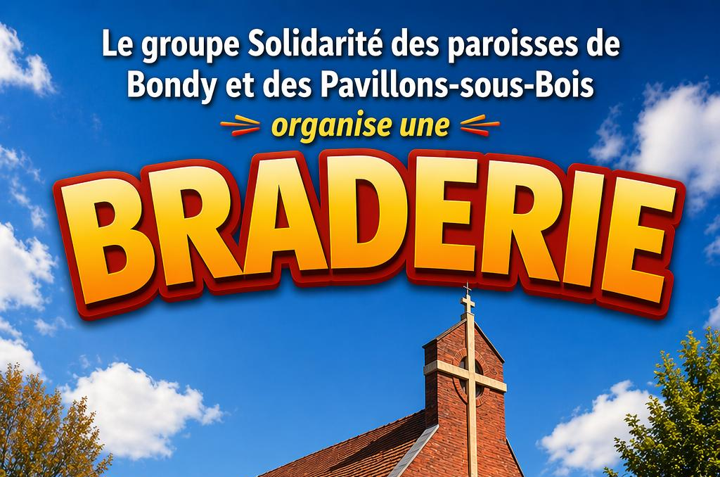 Grande braderie solidaire le 30 mai à Bondy : votre placard peut changer des vies